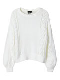 Name it CROPPED PERFORATED PULLOVER, Bright White, highres - 13177004_BrightWhite_001.jpg