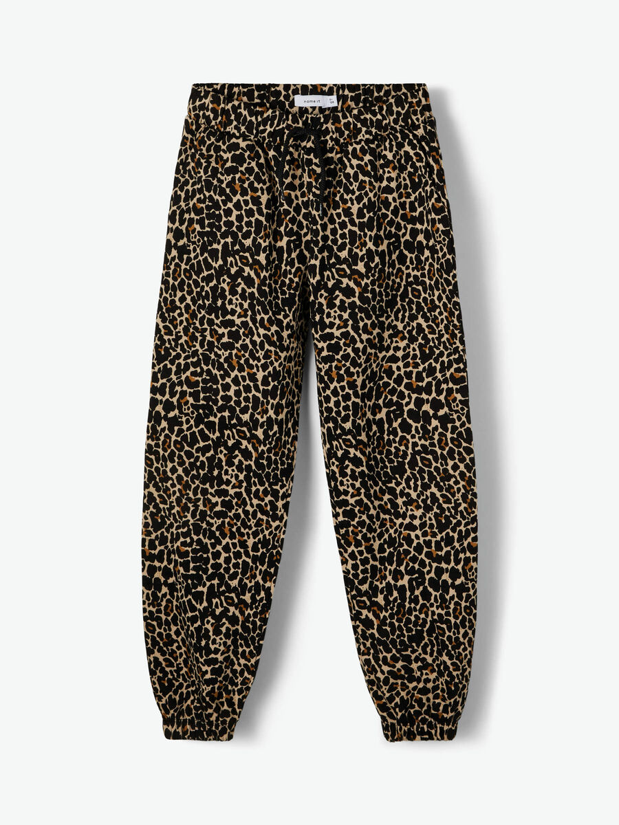 Name it KATOENEN PANTERPRINT SWEATPANTS, Black, highres - 13195312_Black_003.jpg