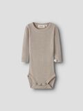 Product image thumbnail 1 LONG SLEEVED ROMPER, Feather Gray