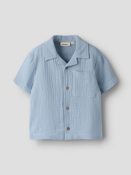 name it ORGANIC COTTON SHIRT, Zen Blue, highres - 13259927_ZenBlue_003.jpg