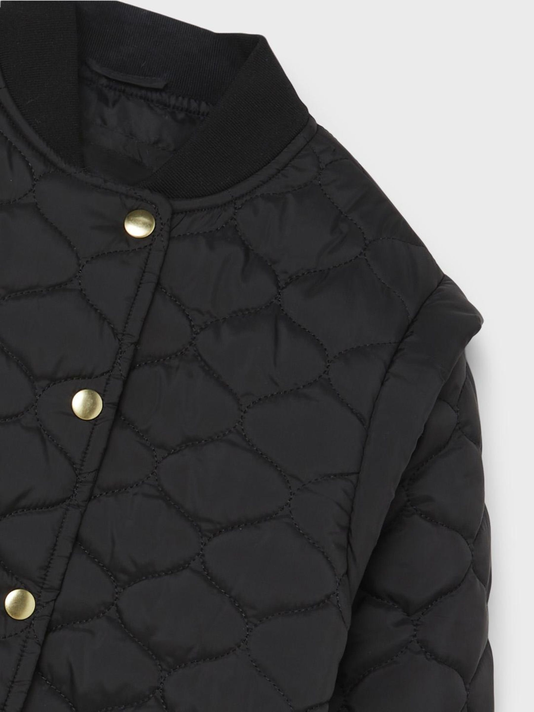 LONG QUILTED JACKET (Black) from name 