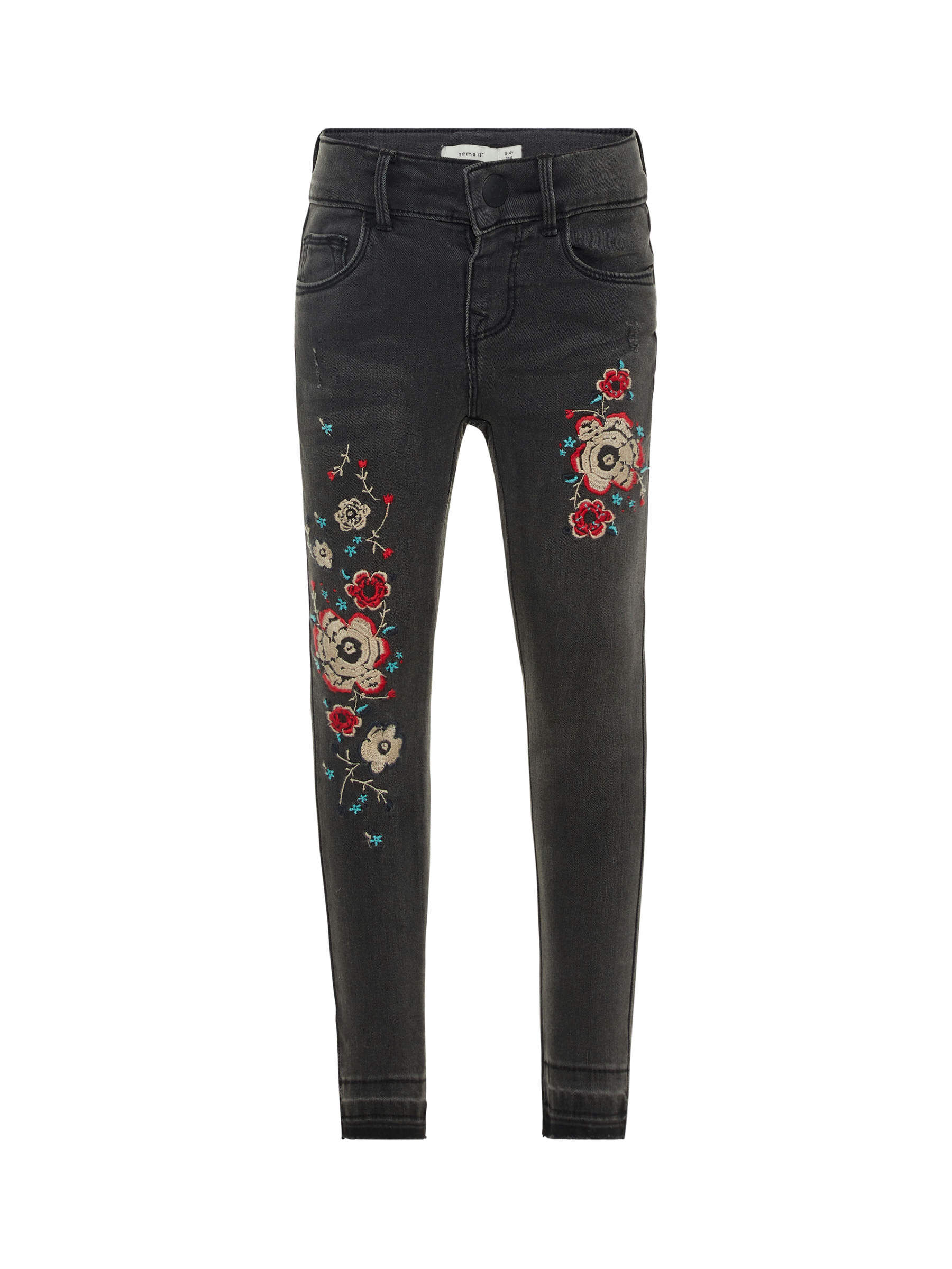 Embroidered stretch jeans on sale