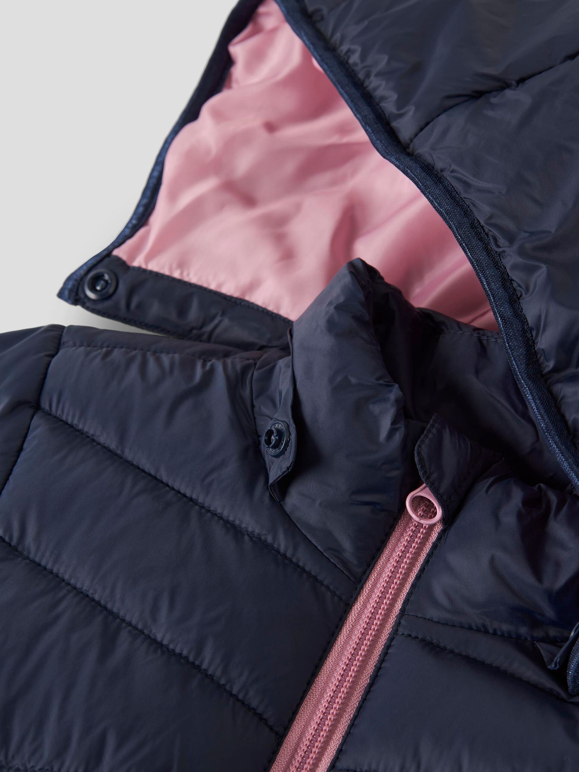 Carousel image - HOODED PUFFER JACKET, Dark Sapphire | 3