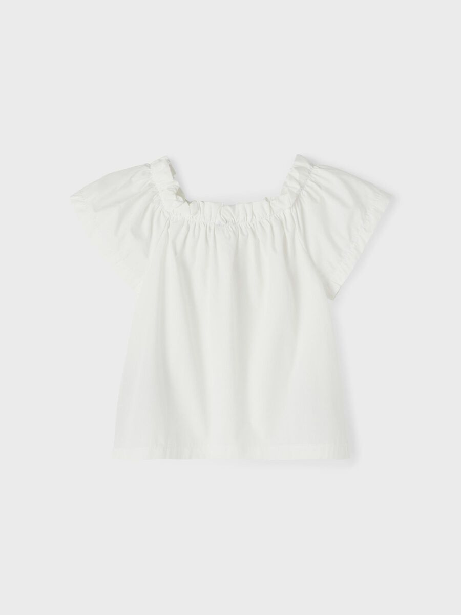 Carousel image - OFF-SHOULDER SHIRT, Bright White | 3