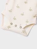 Product image thumbnail - LONG SLEEVED ROMPER, Pastel Parchment | 3