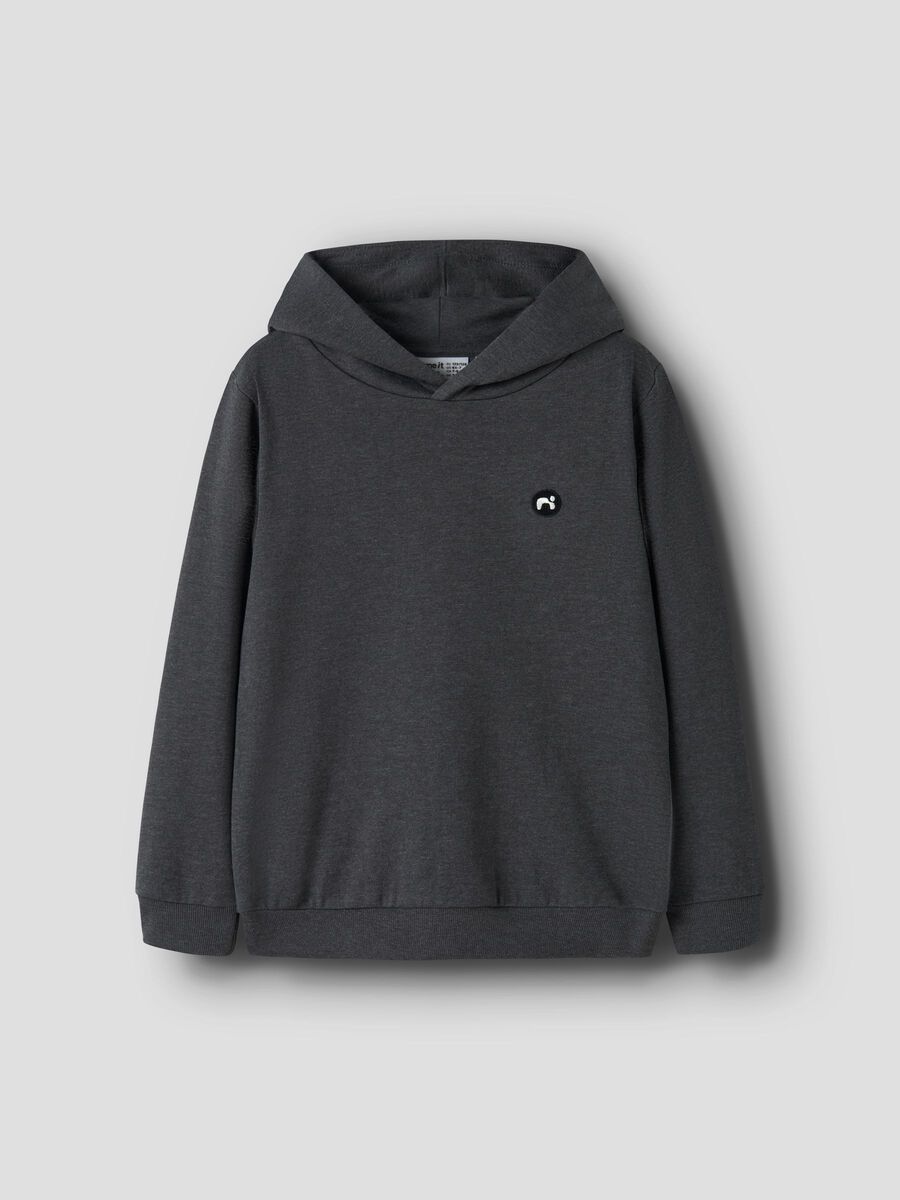 Product carousel image - REGULAR FIT HOODIE, Dark Grey Melange | 1