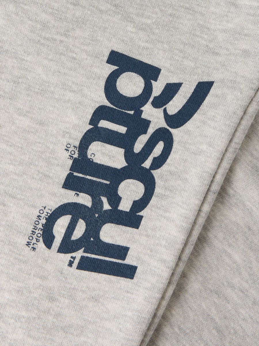 Carousel image 4 WIDE LEG SWEAT PANTS, Light Grey Melange