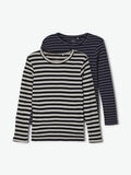 Name it 2-PACK SLIM FIT STRIPED LONG-SLEEVED T-SHIRT, Grey Melange, highres - 13184369_GreyMelange_003.jpg