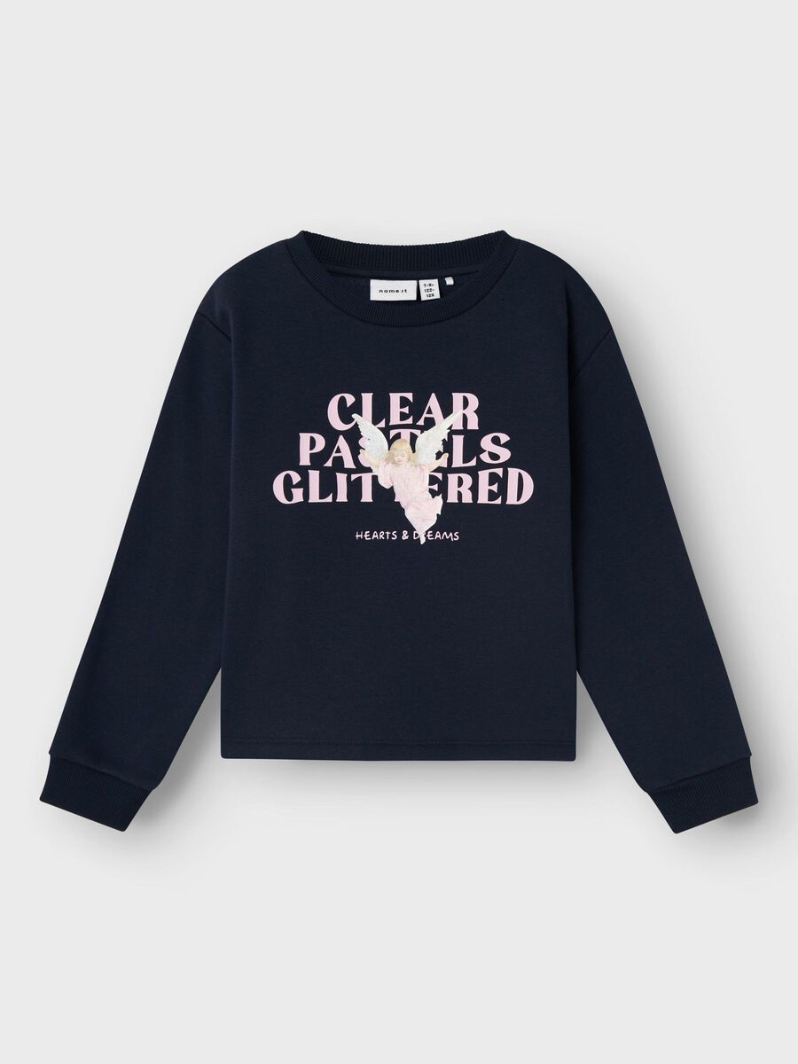 name it REGULAR FIT SWEATSHIRT, Dark Sapphire, highres - 13236225_DarkSapphire_003.jpg