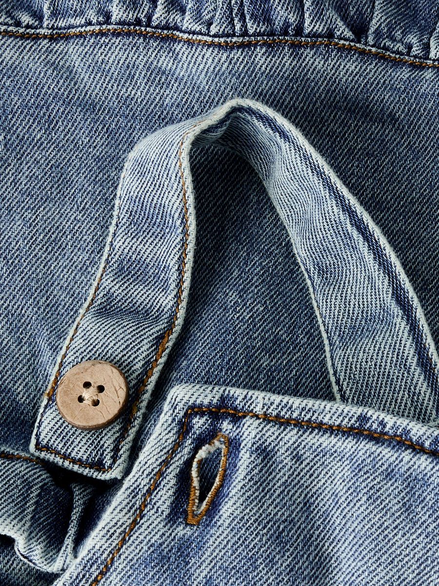 Carousel image 3 LATZROCK KLEID, Medium Blue Denim