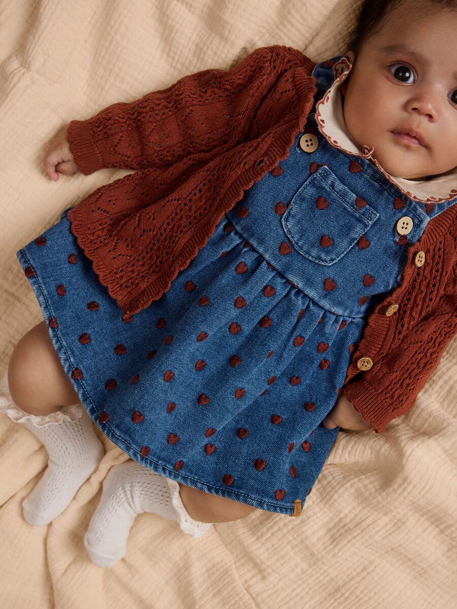Product carousel image - KNITTED CARDIGAN, Maple Syrup | 1