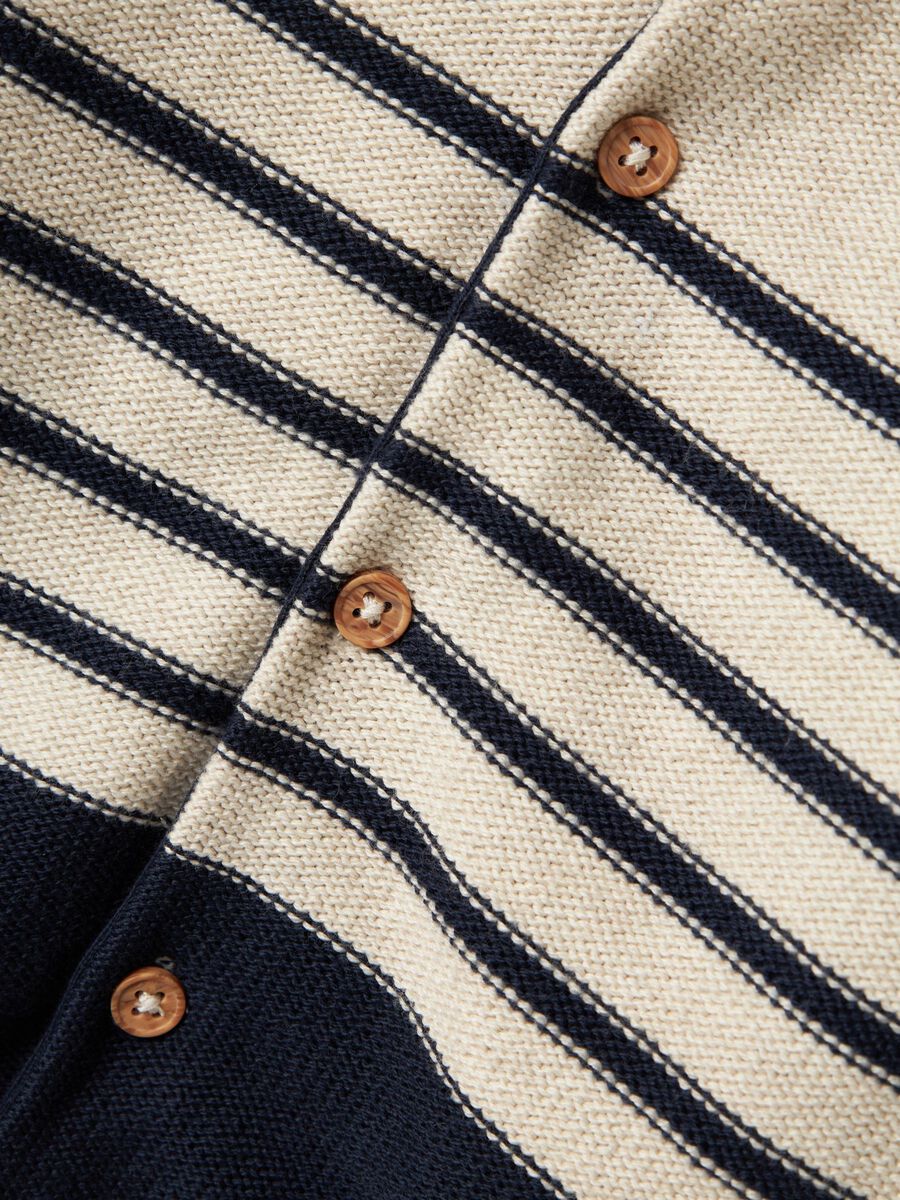 name it ORGANIC COTTON KNITTED CARDIGAN, Peyote Melange, highres - 13239831_PeyoteMelange_005.jpg