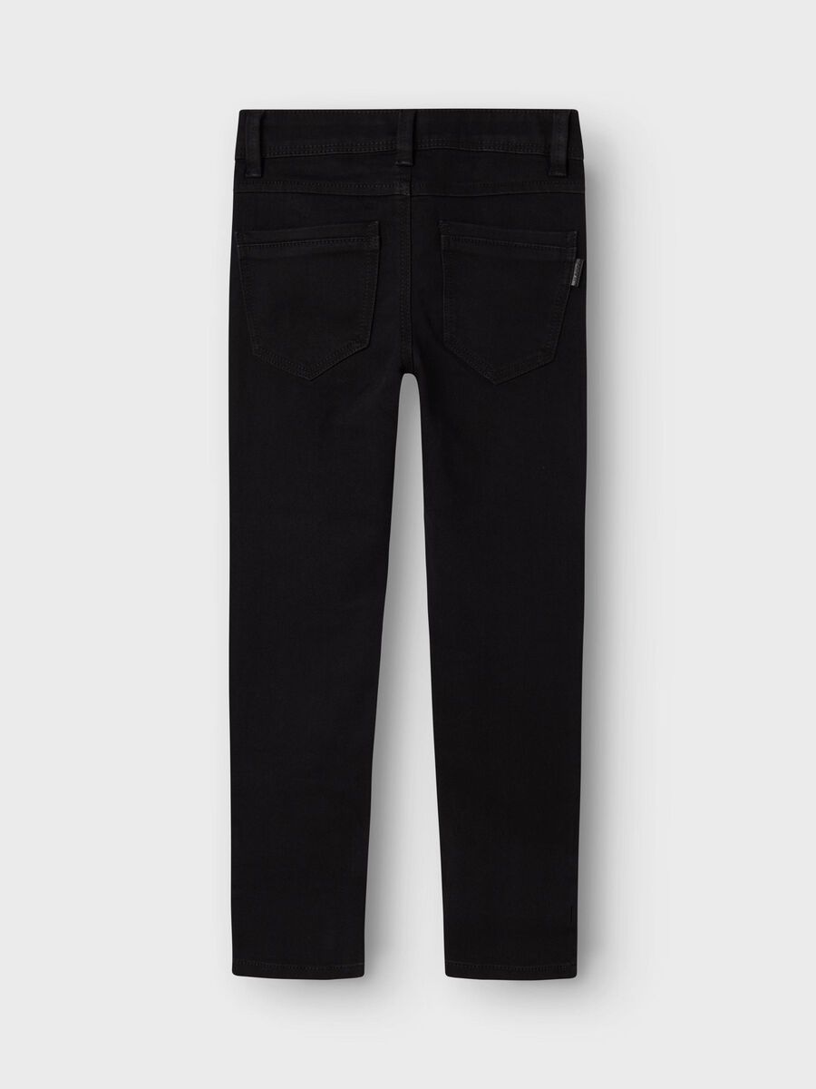 name it SLIM FIT SWEAT JEANS, Black, highres - 13190372_Black_002.jpg