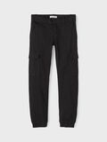 Name it COTTON TWILL CARGO TROUSERS, Black, highres - 13190262_Black_003.jpg