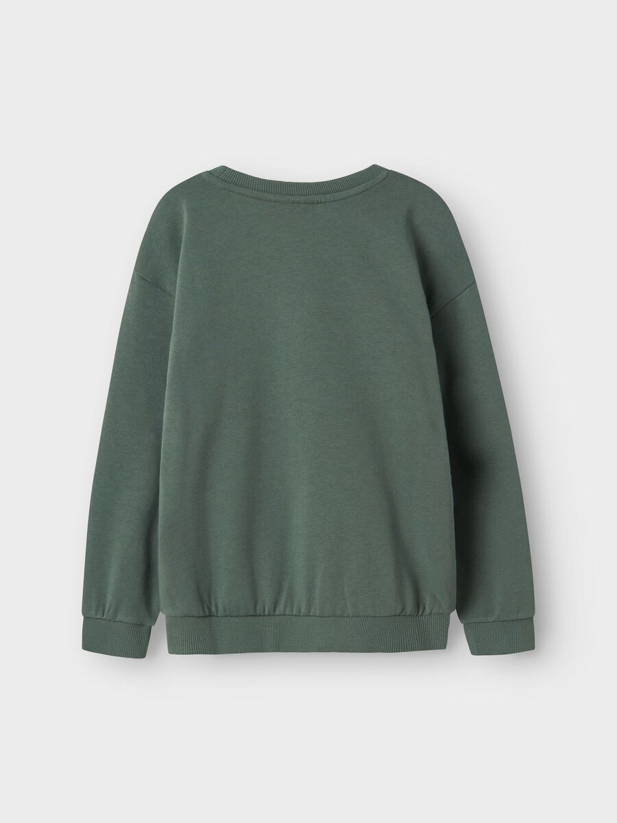 Product carousel image 2 REGULAR FIT SWEATSHIRT, Dark Forest
