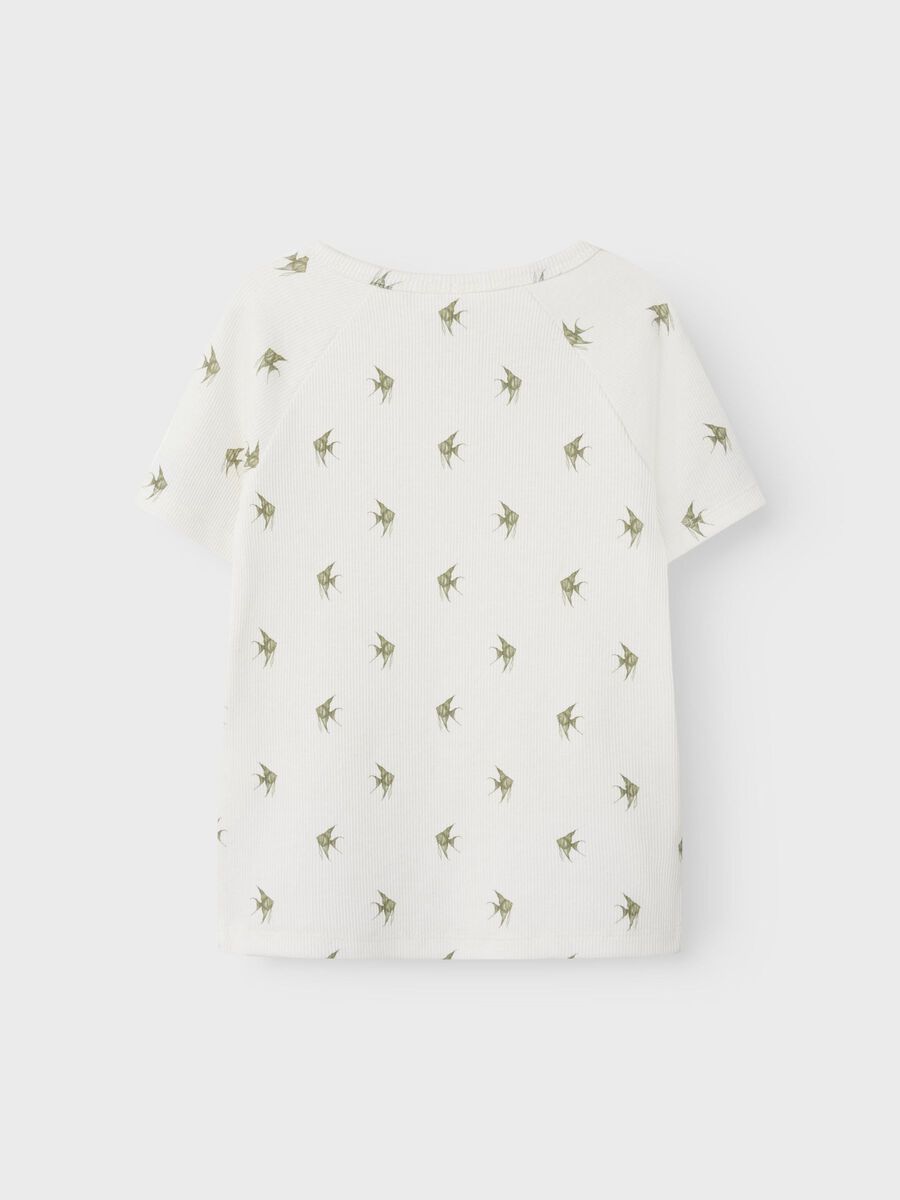 name it SLIM FIT TOP Z DŁUGIM RĘKAWEM, Coconut Milk, highres - 13243728_CoconutMilk_1210984_002.jpg