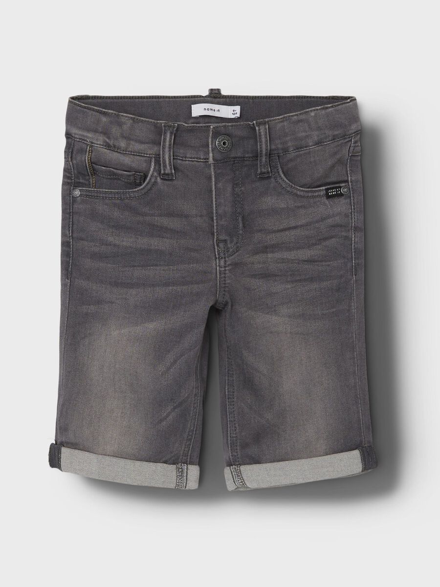 name it À COUPE SLIM SHORT, Dark Grey Denim, highres - 13197327_DarkGreyDenim_003.jpg