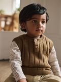 Product image thumbnail 2 REGULAR FIT KNITTED VEST, Kangaroo