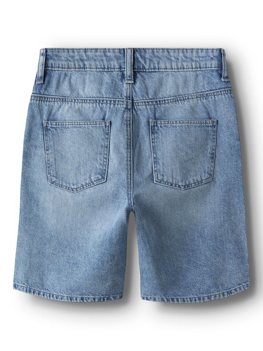 Carousel image 3 REGULAR FIT LONG DENIM SHORTS, Light Blue Denim