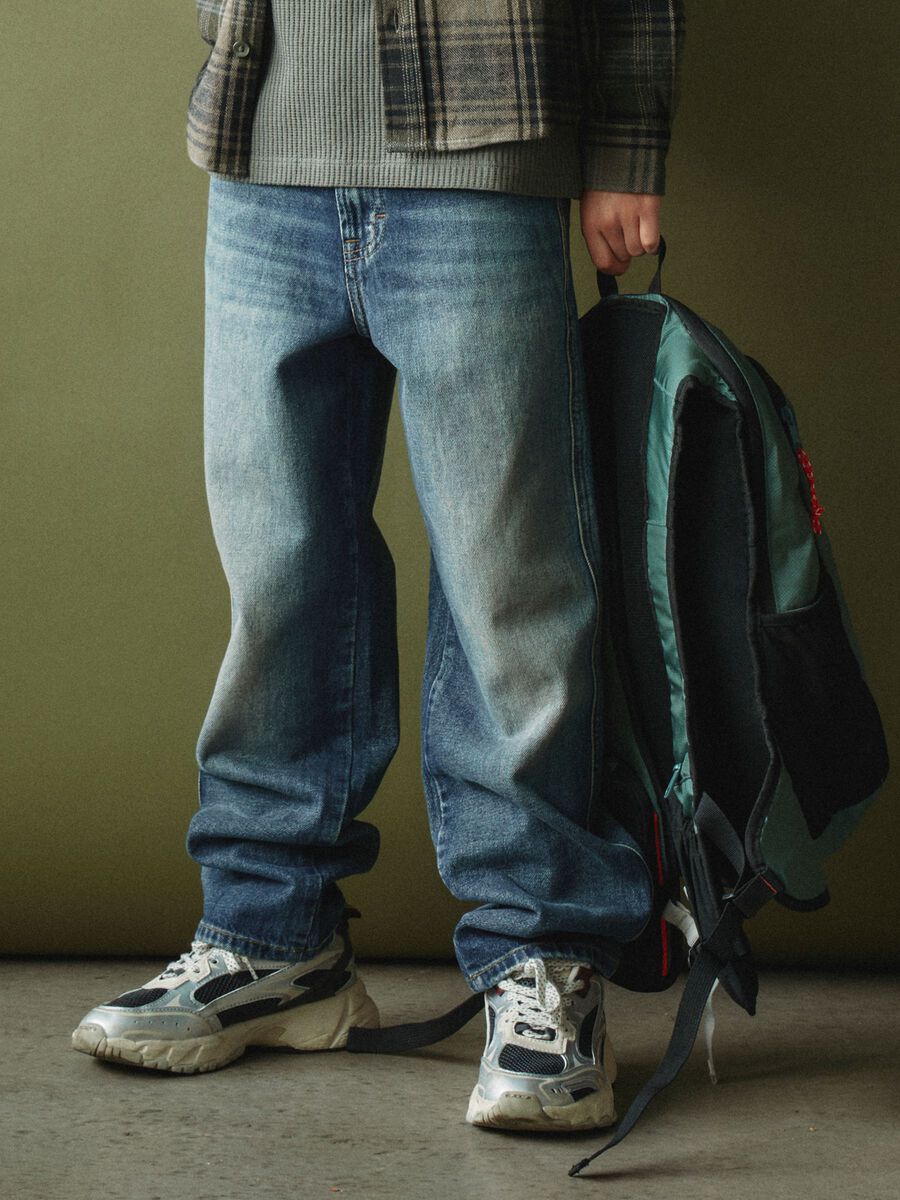 Product carousel image - LOOSE FIT JEANS, Vintage Medium Blue Denim | 2