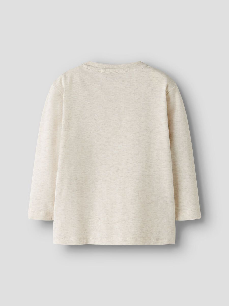Carousel image 4 ORGANIC COTTON LONG SLEEVED TOP, Peyote Melange