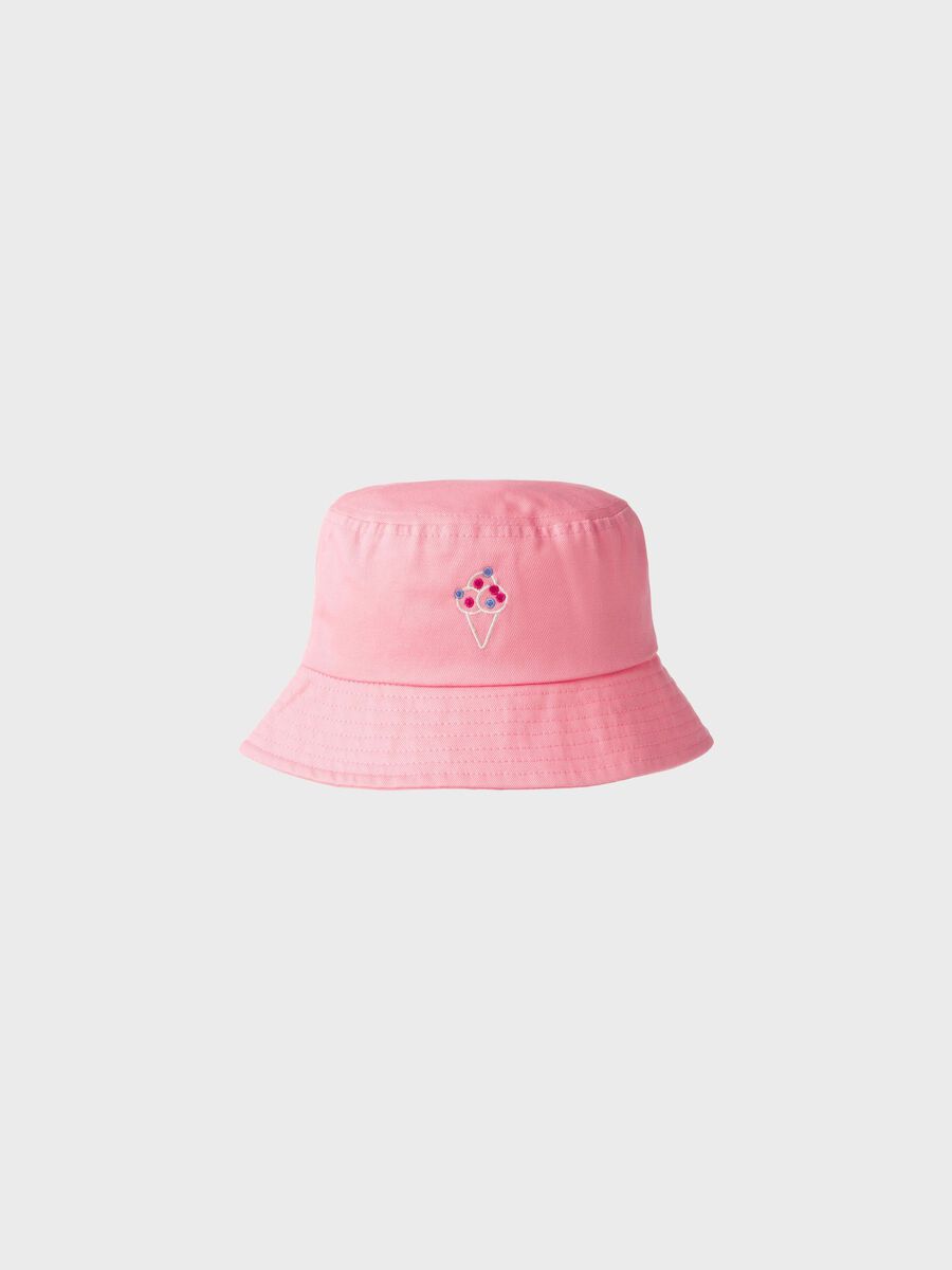 Name it EMBROIDERY BUCKET HAT, Cashmere Rose, highres - 13228707_CashmereRose_1095641_003.jpg
