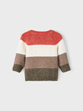 Name it COLOR BLOCK KNITTED PULLOVER, Rooibos Tea, highres - 13207104_RooibosTea_002.jpg