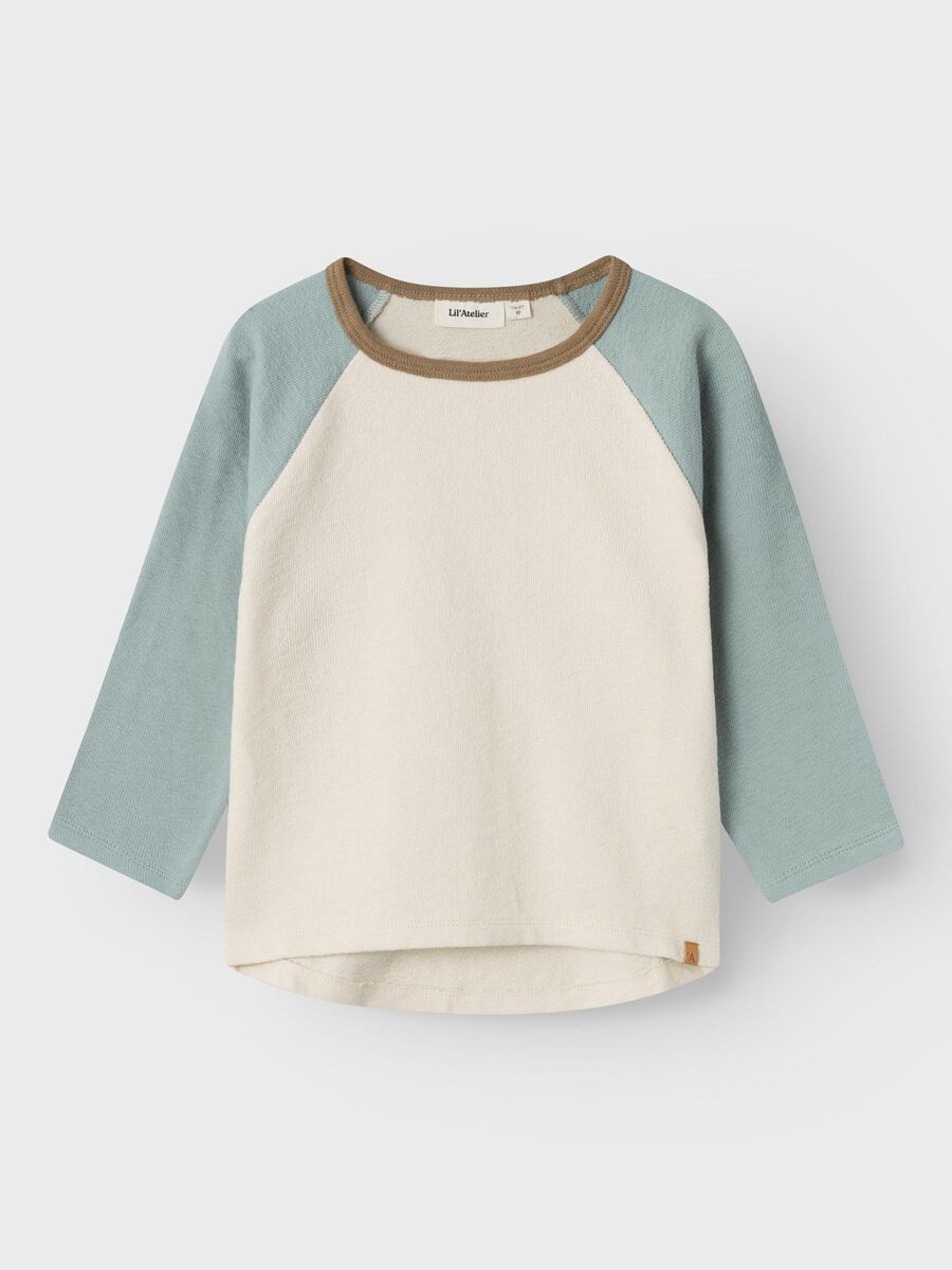 Carousel image 1 ORGANIC COTTON LONG SLEEVED TOP, Birch