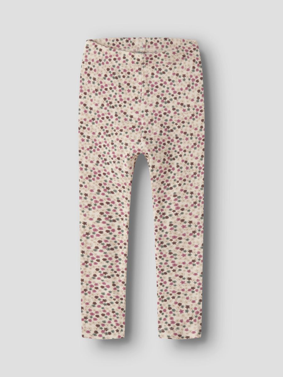 Product carousel image 1 SLIM FIT LEGGINGS, Antique White
