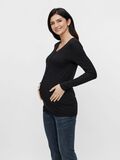 Mama.licious TOPS CORTE REGULAR CUELLO EN U TOP, Black, highres - 20013185_Black_003.jpg