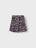 Name it FLOWER PRINTED SKIRT, Black, highres - 13240463_Black_003.jpg
