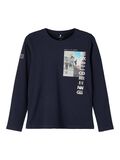 Name it PRINTED LONG SLEEVED T-SHIRT, Dark Sapphire, highres - 13193837_DarkSapphire_001.jpg