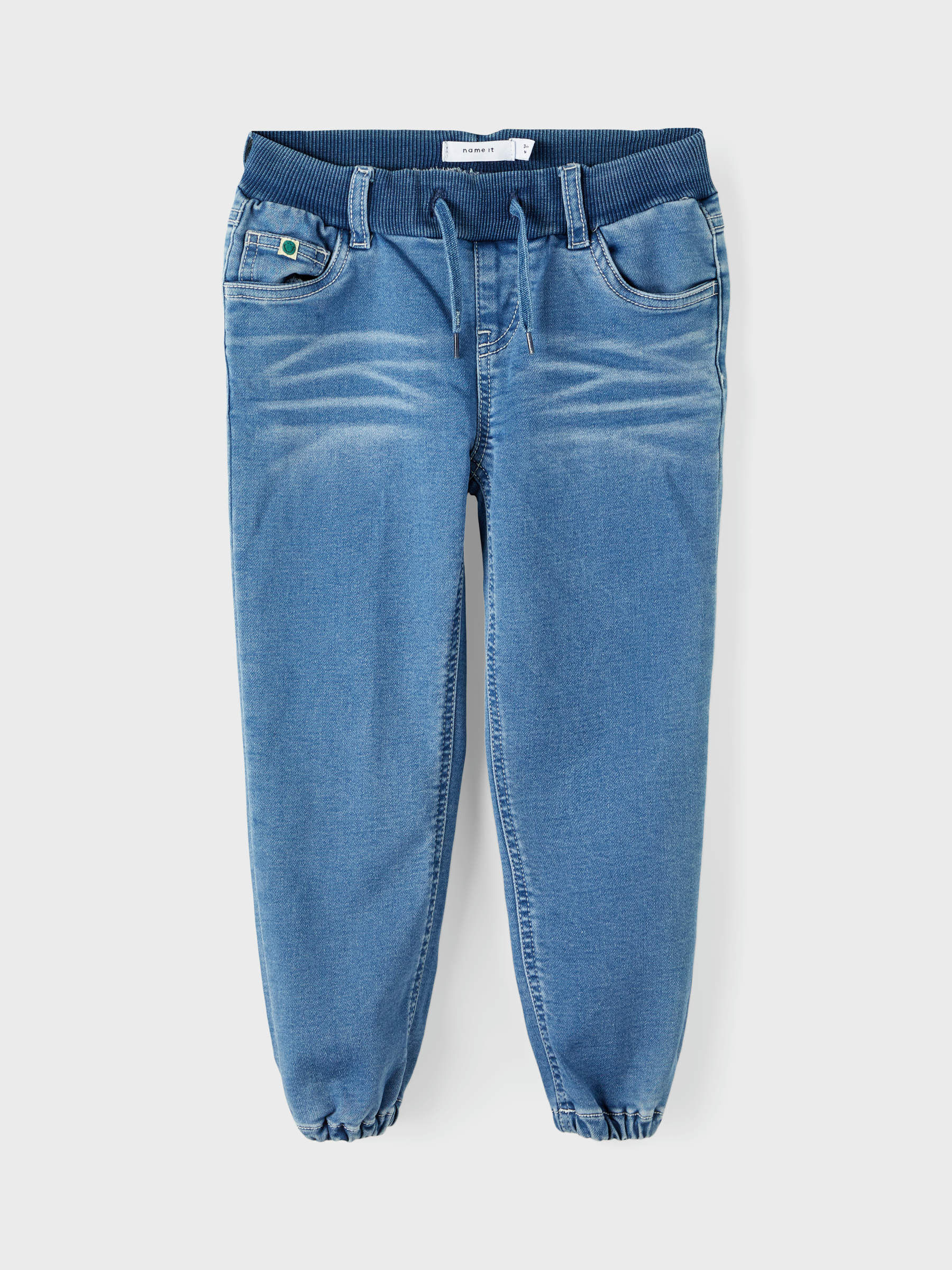 BOB DENIM BAGGY FIT SWEATPANTS (Blue 