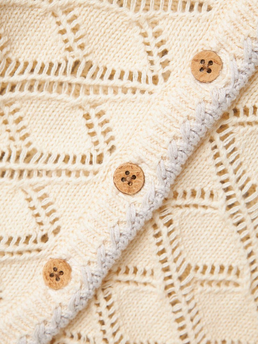 Name it LONG SLEEVED KNITTED CARDIGAN, Turtledove, highres - 13240743_Turtledove_005.jpg