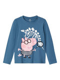 Name it GEORGE PIG T-SHIRT À MANCHES LONGUES, Real Teal, highres - 13191912_RealTeal_001.jpg