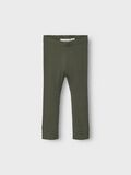 Product image thumbnail - RIB LEGGINGS, Thyme | 1
