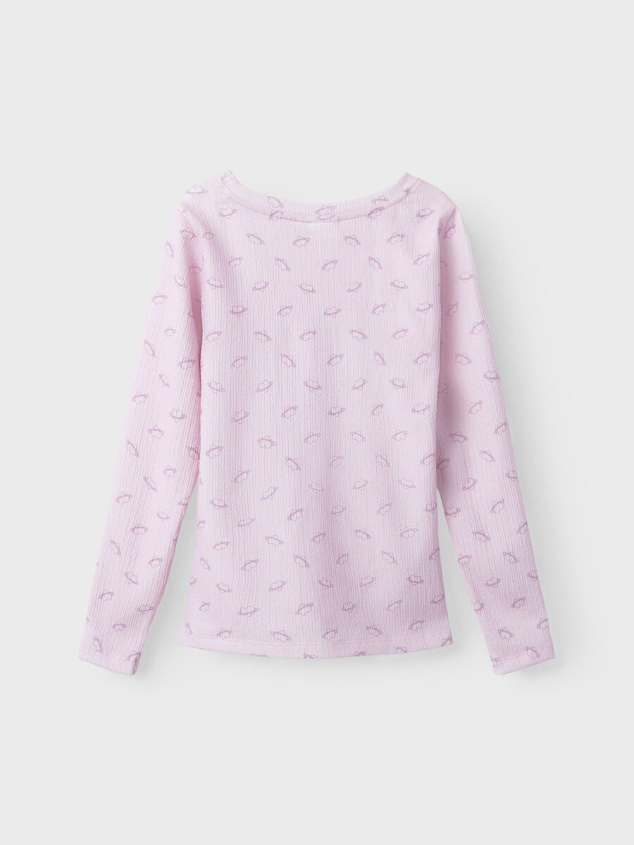 Carousel image - TRYCKTA LÅNGÄRMAD TOPP, Keepsake Lilac | 4