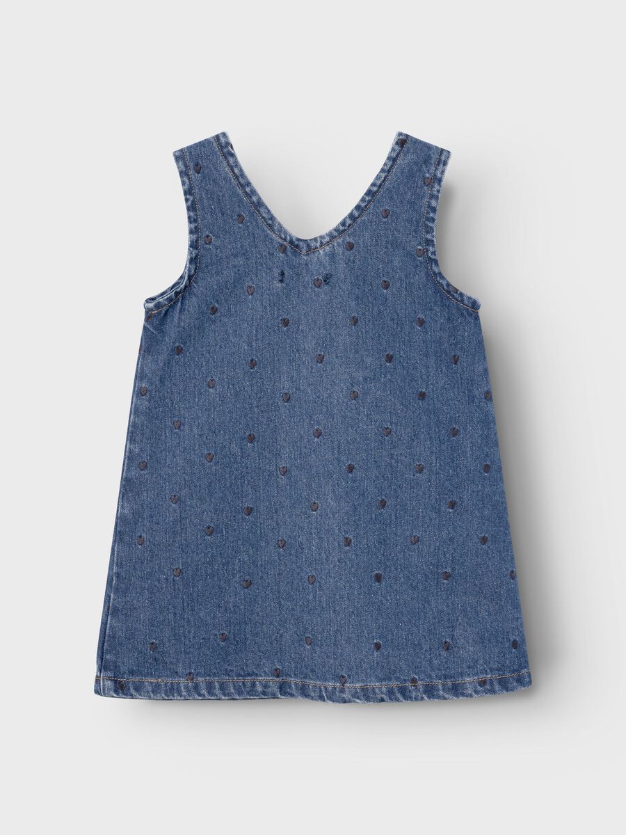 Carousel image - DENIM SPENCER DRESS, Medium Blue Denim | 4