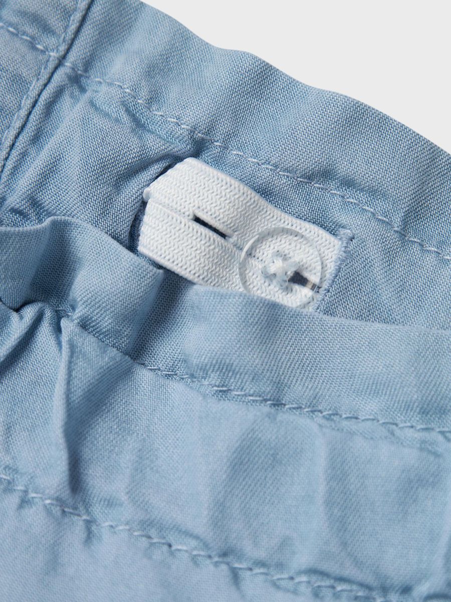 name it LOOSE FIT DENIM SHORTS, Light Blue Denim, highres - 13241888_LightBlueDenim_005.jpg