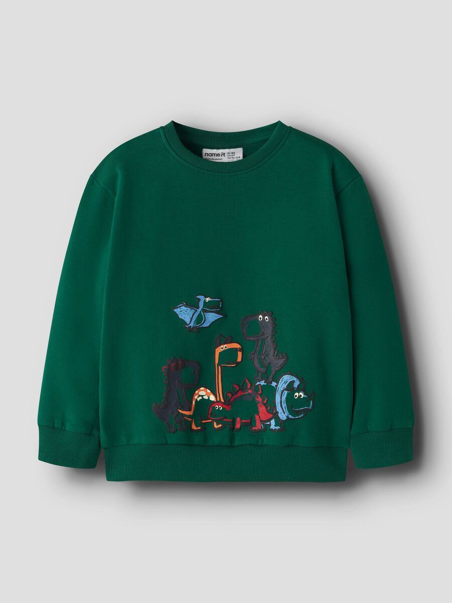 Product carousel image 2 REGULAR FIT SWEATSHIRT, Evergreen