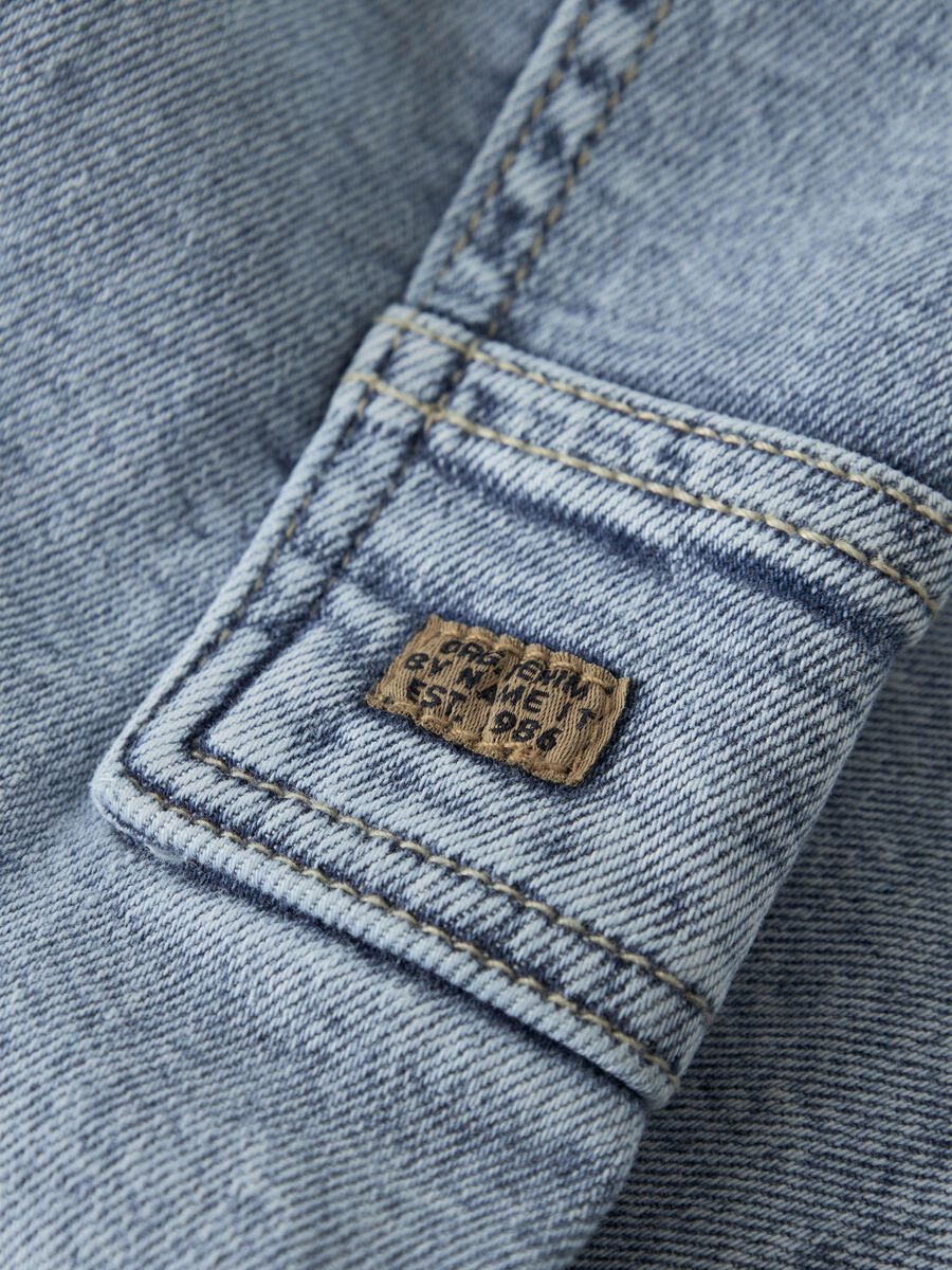 Carousel image 6 TAPERED FIT JEANS, Light Blue Denim