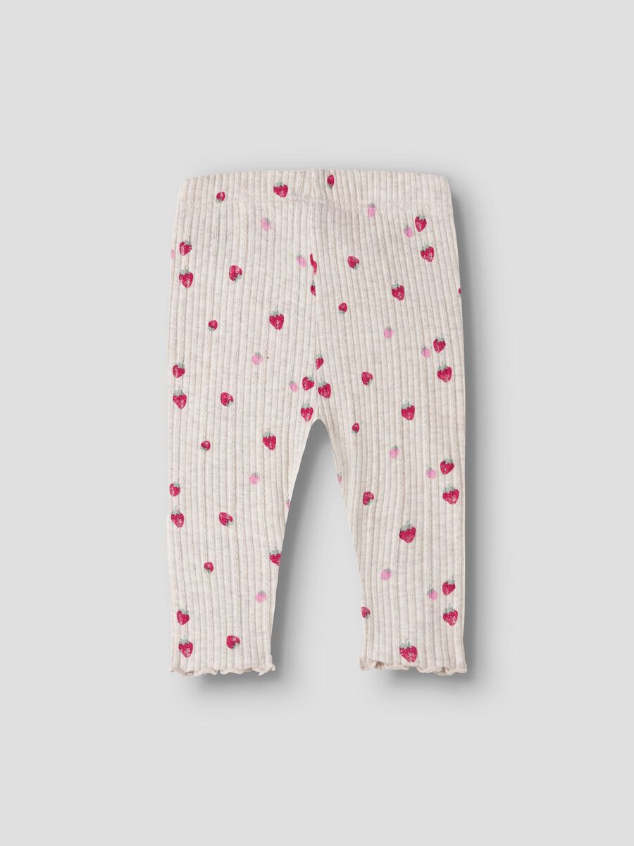 Carousel image - RIB LEGGINGS, Peyote Melange | 3