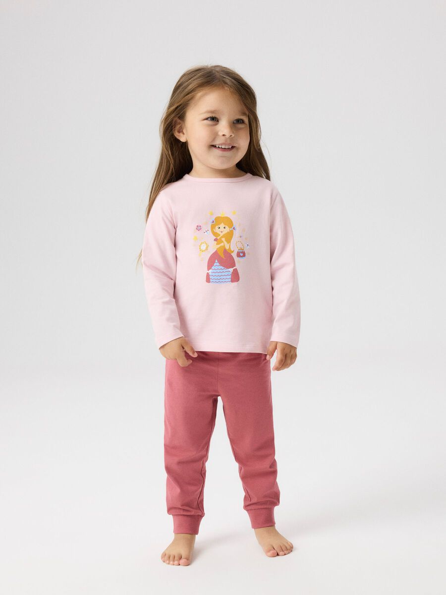 Product carousel image 2 2 PACK ORGANIC COTTON PYJAMA SET, Parfait Pink