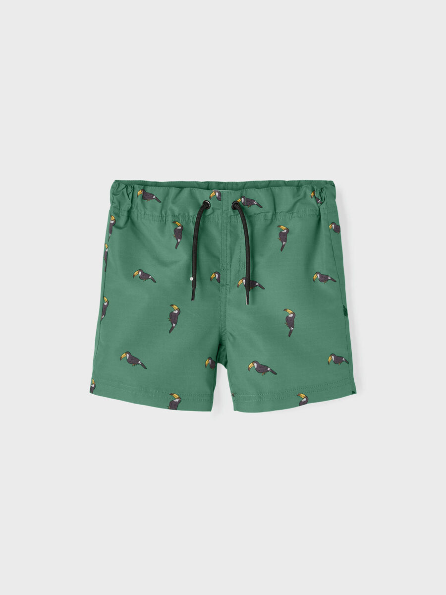 Carousel image - ALL OVER PRINT SWIM SHORTS, Frosty Spruce | 1