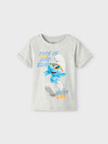 name it DIE SCHLÜMPFE T-SHIRT, Light Grey Melange, highres - 13217834_LightGreyMelange_003.jpg
