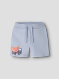 Product image thumbnail - ORGANIC COTTON SHORTS, Blue Fog | 1