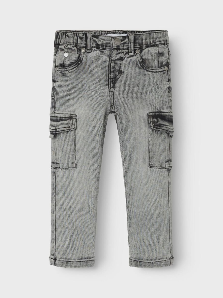 name it SLIM FIT JEANS, Light Grey Denim, highres - 13237050_LightGreyDenim_003.jpg