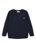 Name it LONG SLEEVED KNITTED PULLOVER, Dark Sapphire, highres - 13206617_DarkSapphire_001.jpg