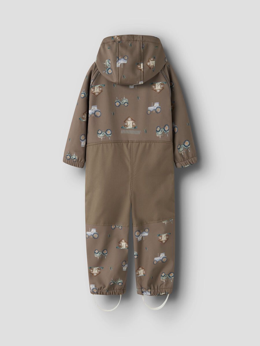 Carousel image 3 ALFA08 SOFTSHELL SUIT, Walnut