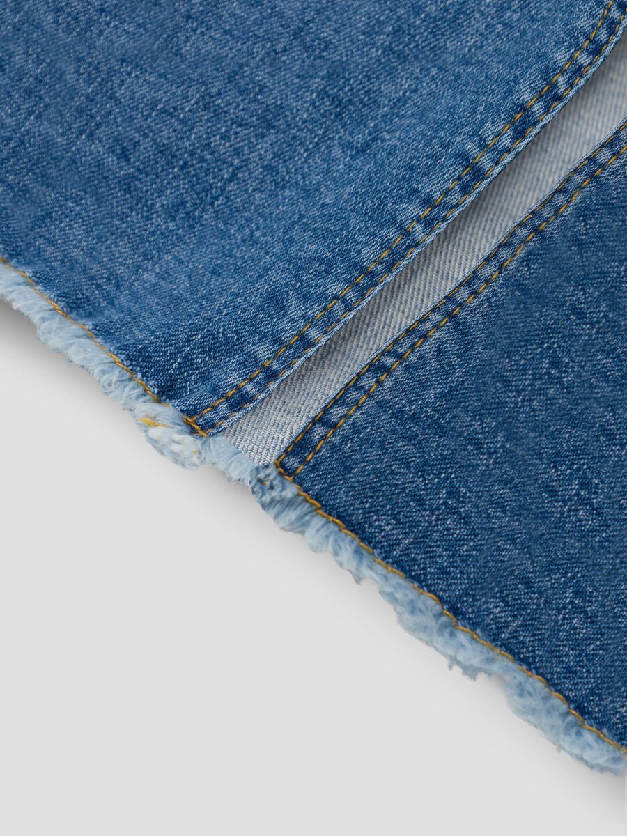 Carousel image - WIDE LANG NEDERDEL, Medium Blue Denim | 6